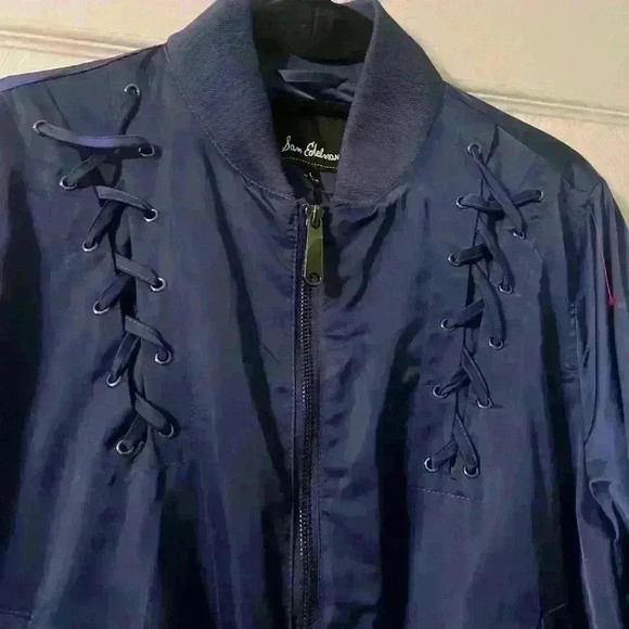 Sam Edelman Lace Detail Jacket
Cadet Blue Cropped jacket L 90's - Picture 9 of 9